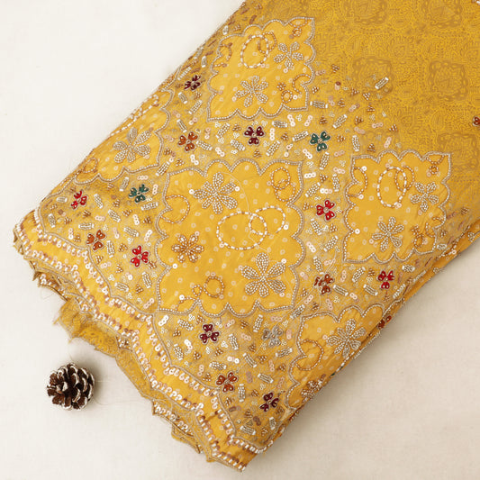 Crepe Jaquard Embroidery Fabric