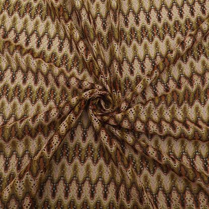 Multicolor Zig Zag Design Crosia Fabric
