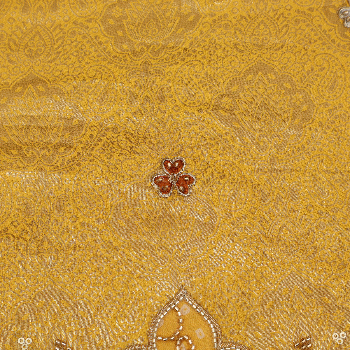 Crepe Jaquard Embroidery Fabric