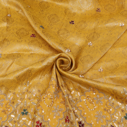 Crepe Jaquard Embroidery Fabric