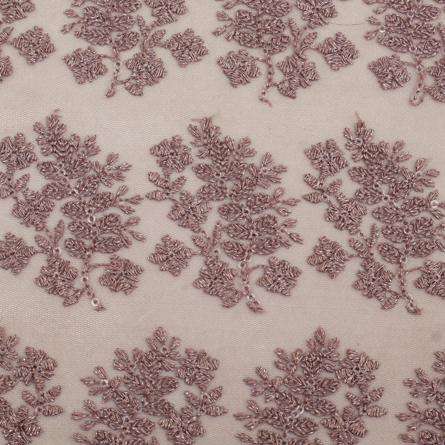 Net Sequins Embroidery Fabric