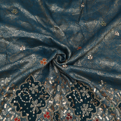 Crepe Jaquard Embroidery Fabric