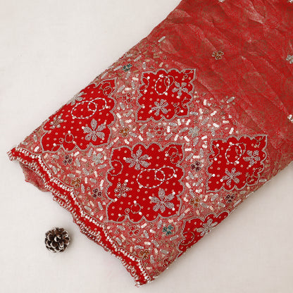 Crepe Jaquard Embroidery Fabric