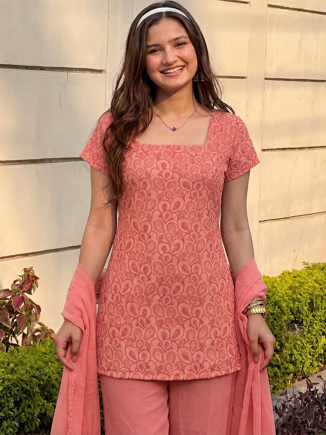 Georgette Embroidery Fabric