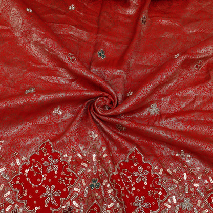 Crepe Jaquard Embroidery Fabric