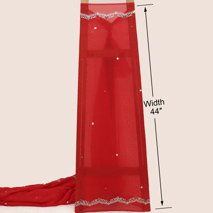 Crepe Jaquard Embroidery Fabric