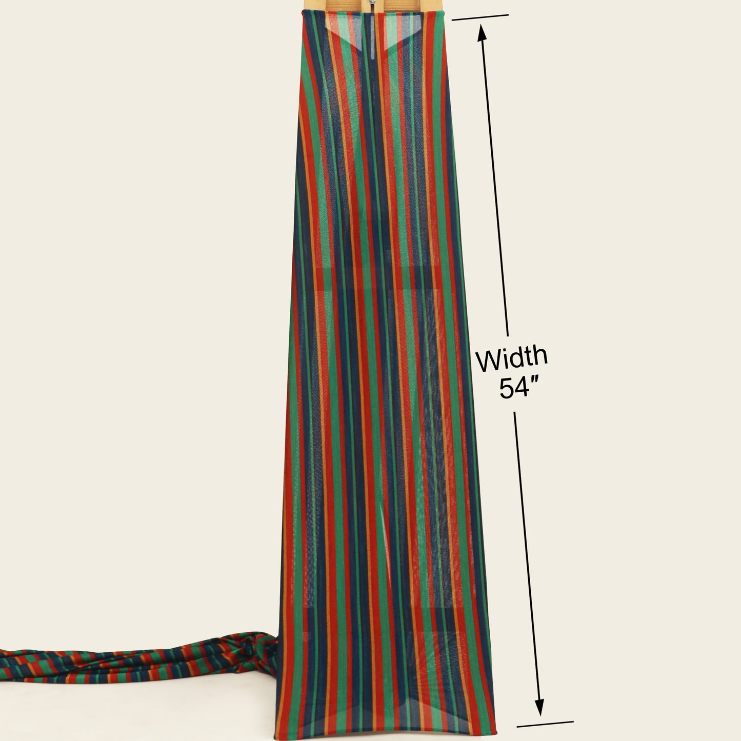 Multicolor Crosia Fabric