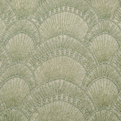 Georgette Sequins Embroidery Fabric