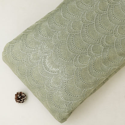 Georgette Sequins Embroidery Fabric