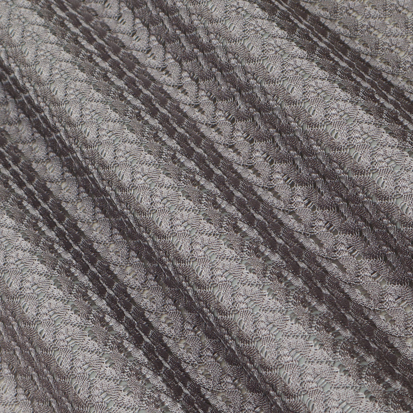 Gray Color Textured Pattern Crosia Fabric