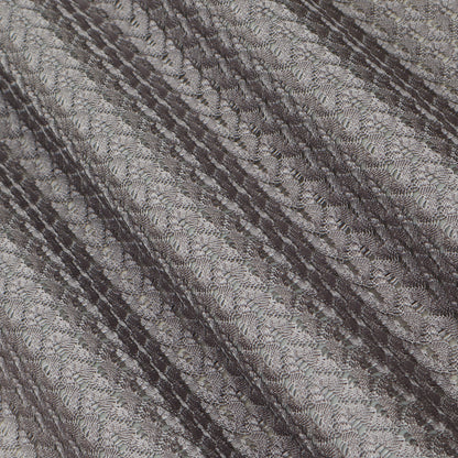 Gray Color Textured Pattern Crosia Fabric