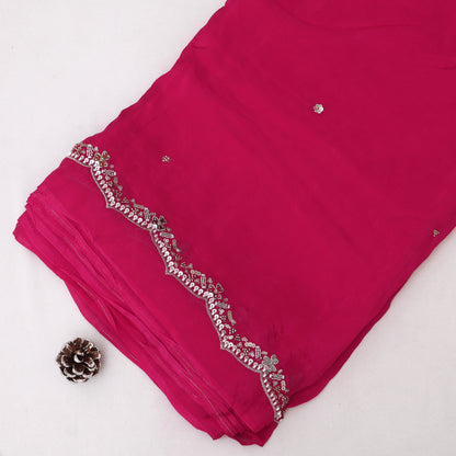 Crepe Jaquard Embroidery Fabric
