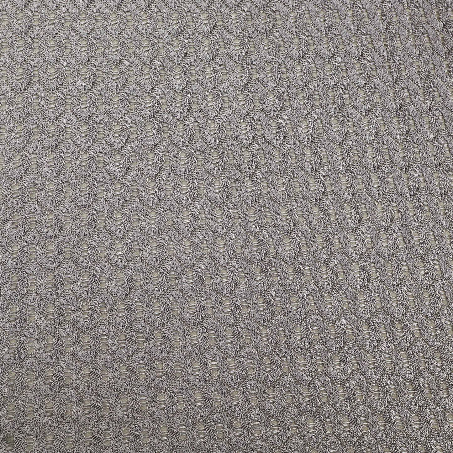 Gray Color Textured Pattern Crosia Fabric