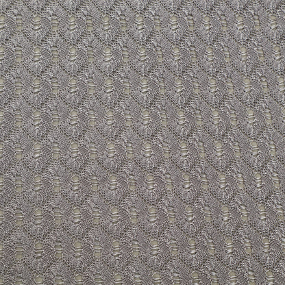 Gray Color Textured Pattern Crosia Fabric