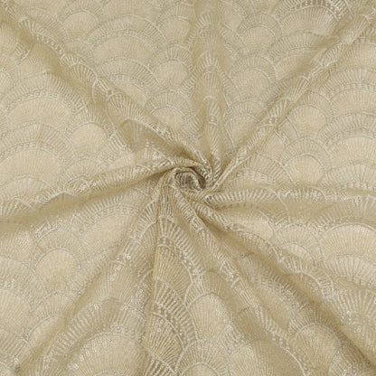 Georgette Sequins Embroidery Fabric