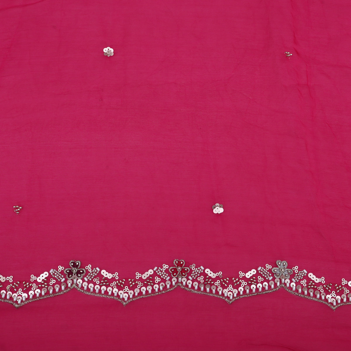Crepe Jaquard Embroidery Fabric