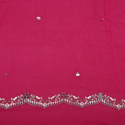 Crepe Jaquard Embroidery Fabric