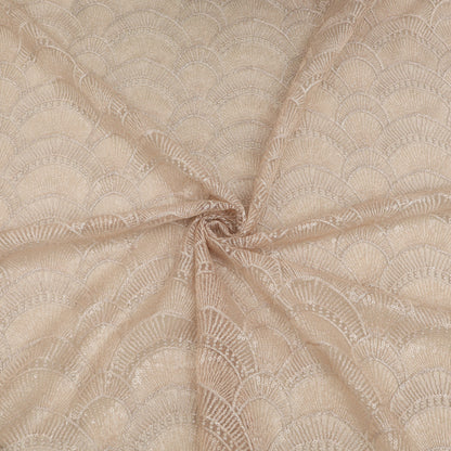 Georgette Sequins Embroidery Fabric