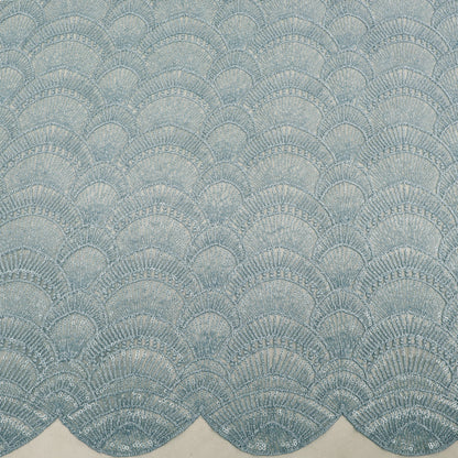 Georgette Sequins Embroidery Fabric