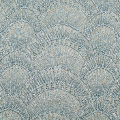Georgette Sequins Embroidery Fabric
