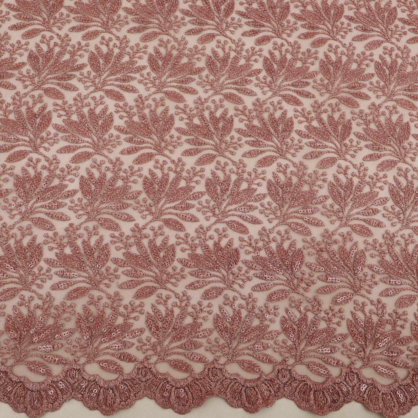 Georgette sequins Embroidery Fabric