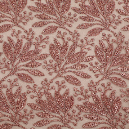 Georgette sequins Embroidery Fabric