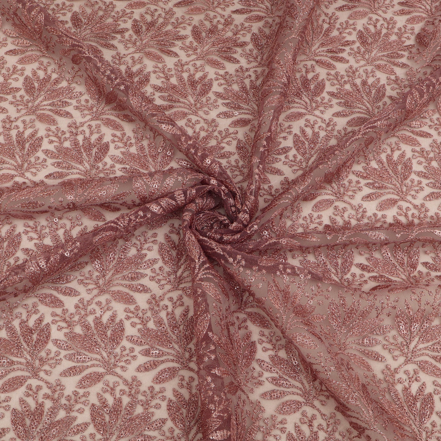 Georgette sequins Embroidery Fabric