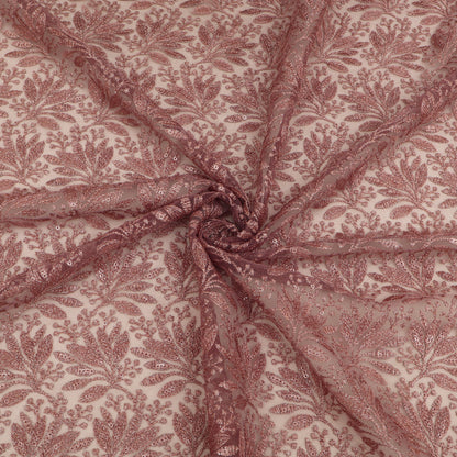 Georgette sequins Embroidery Fabric
