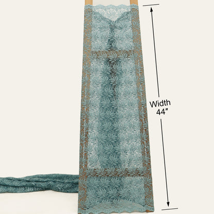 Georgette sequins Embroidery Fabric