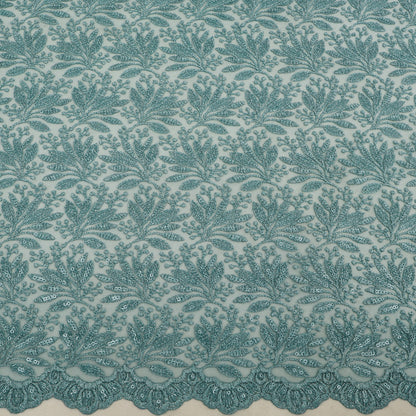 Georgette sequins Embroidery Fabric