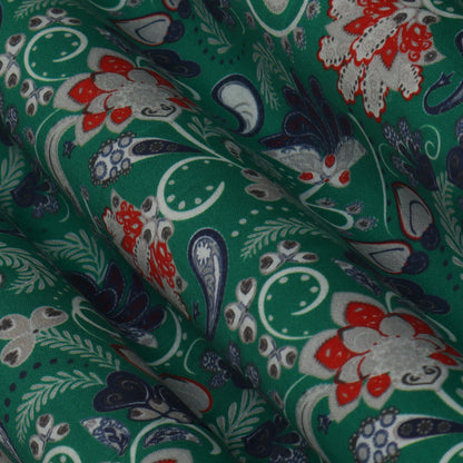 Colored Color Glace Cotton Print Fabric