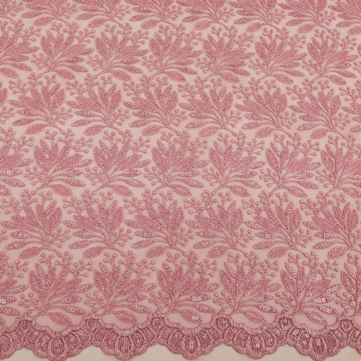 Georgette sequins Embroidery Fabric