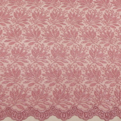 Georgette sequins Embroidery Fabric