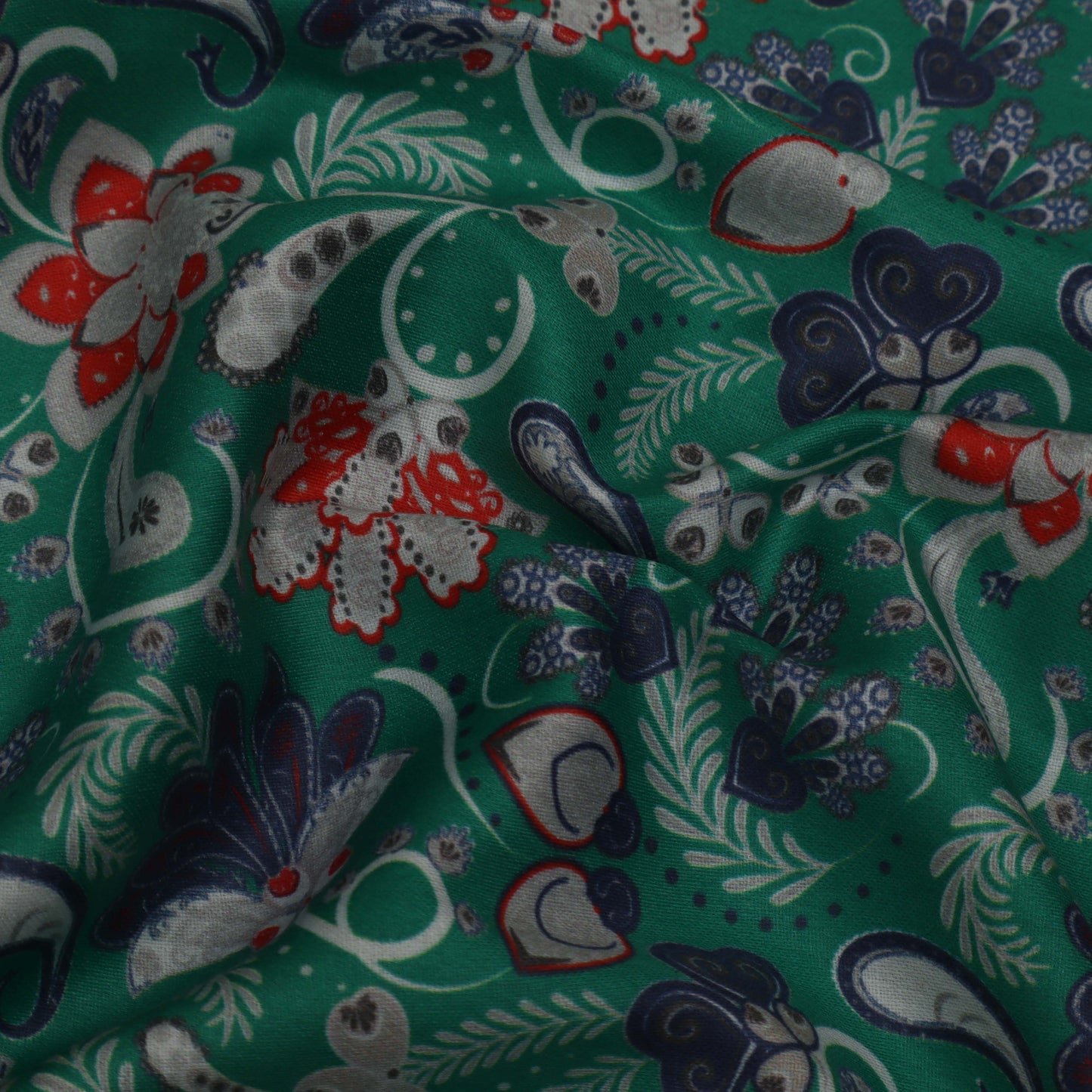 Colored Color Glace Cotton Print Fabric