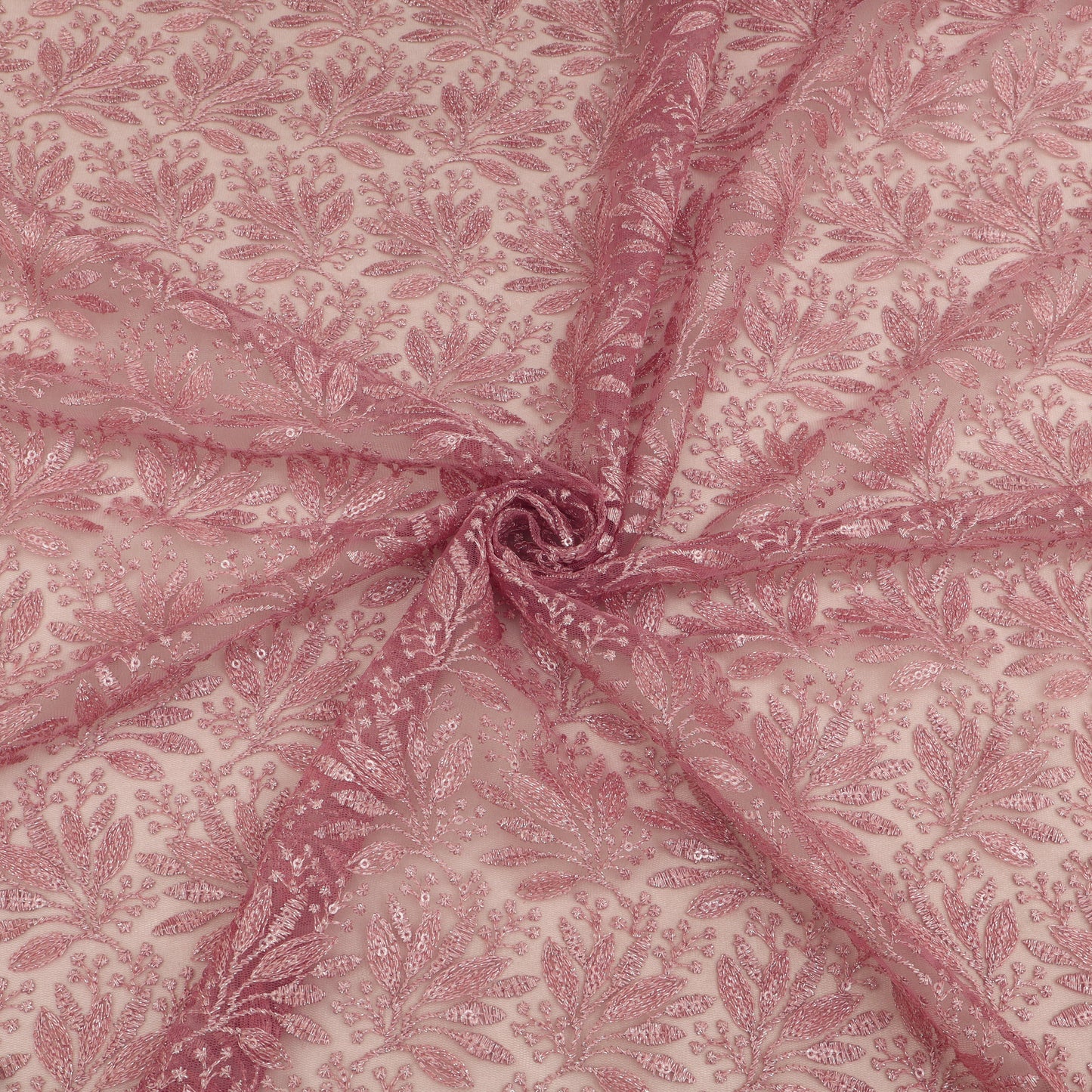 Georgette sequins Embroidery Fabric