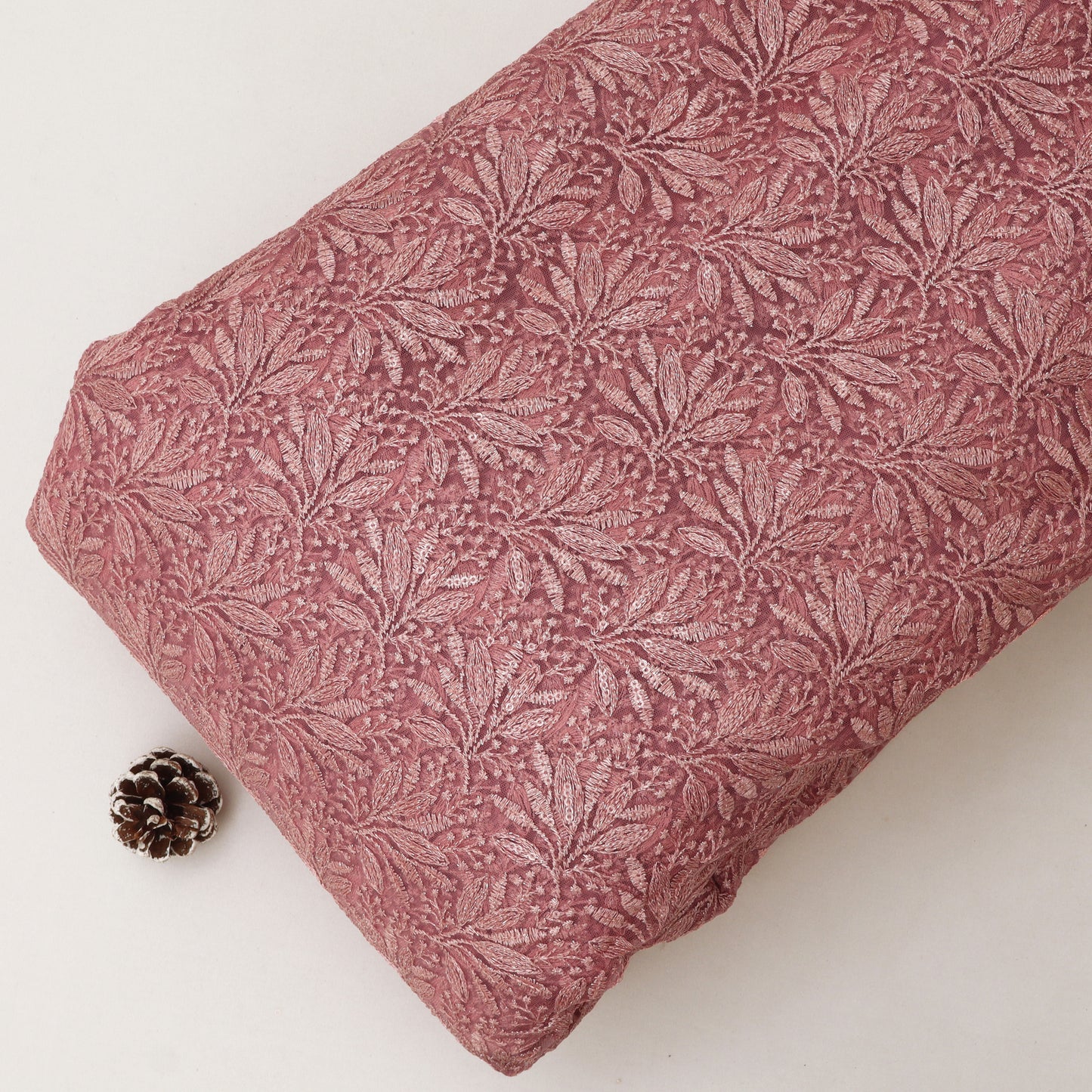 Georgette sequins Embroidery Fabric
