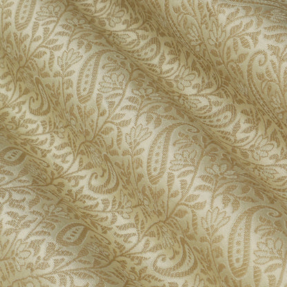 Cream Color Alfi Brocade Fabric
