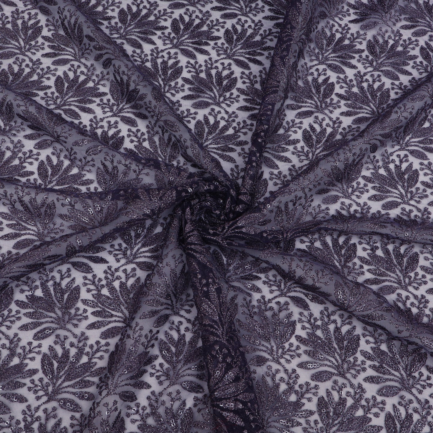 Georgette sequins Embroidery Fabric