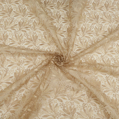 Georgette sequins Embroidery Fabric
