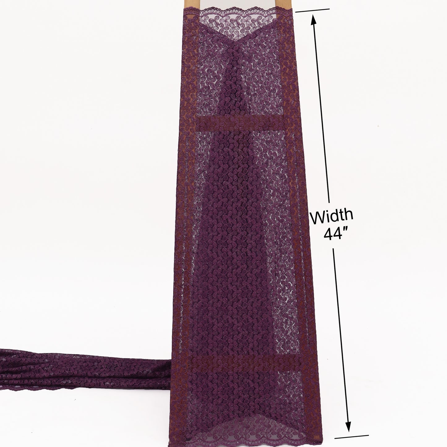 Net Sequins Embroidery Fabric