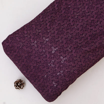 Net Sequins Embroidery Fabric