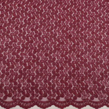 Net Sequins Embroidery Fabric
