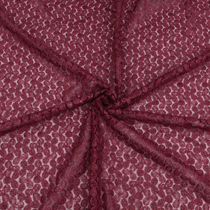 Net Sequins Embroidery Fabric