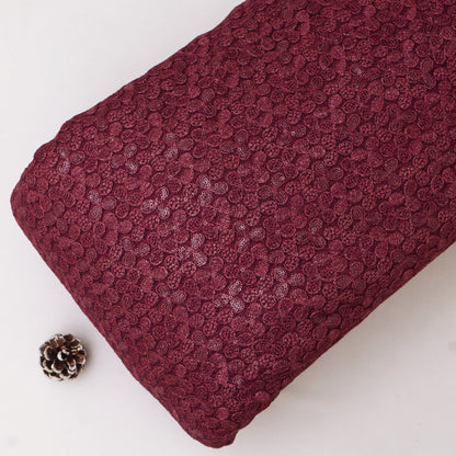 Net Sequins Embroidery Fabric