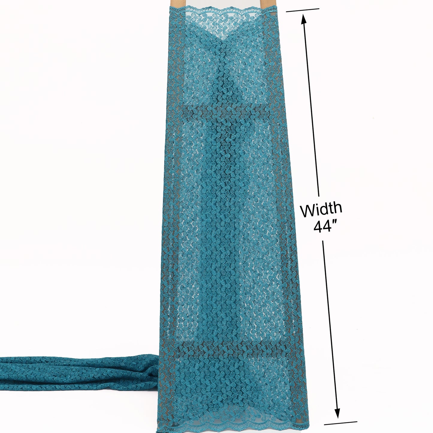 Net Sequins Embroidery Fabric