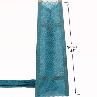 Net Sequins Embroidery Fabric