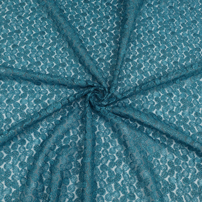 Net Sequins Embroidery Fabric