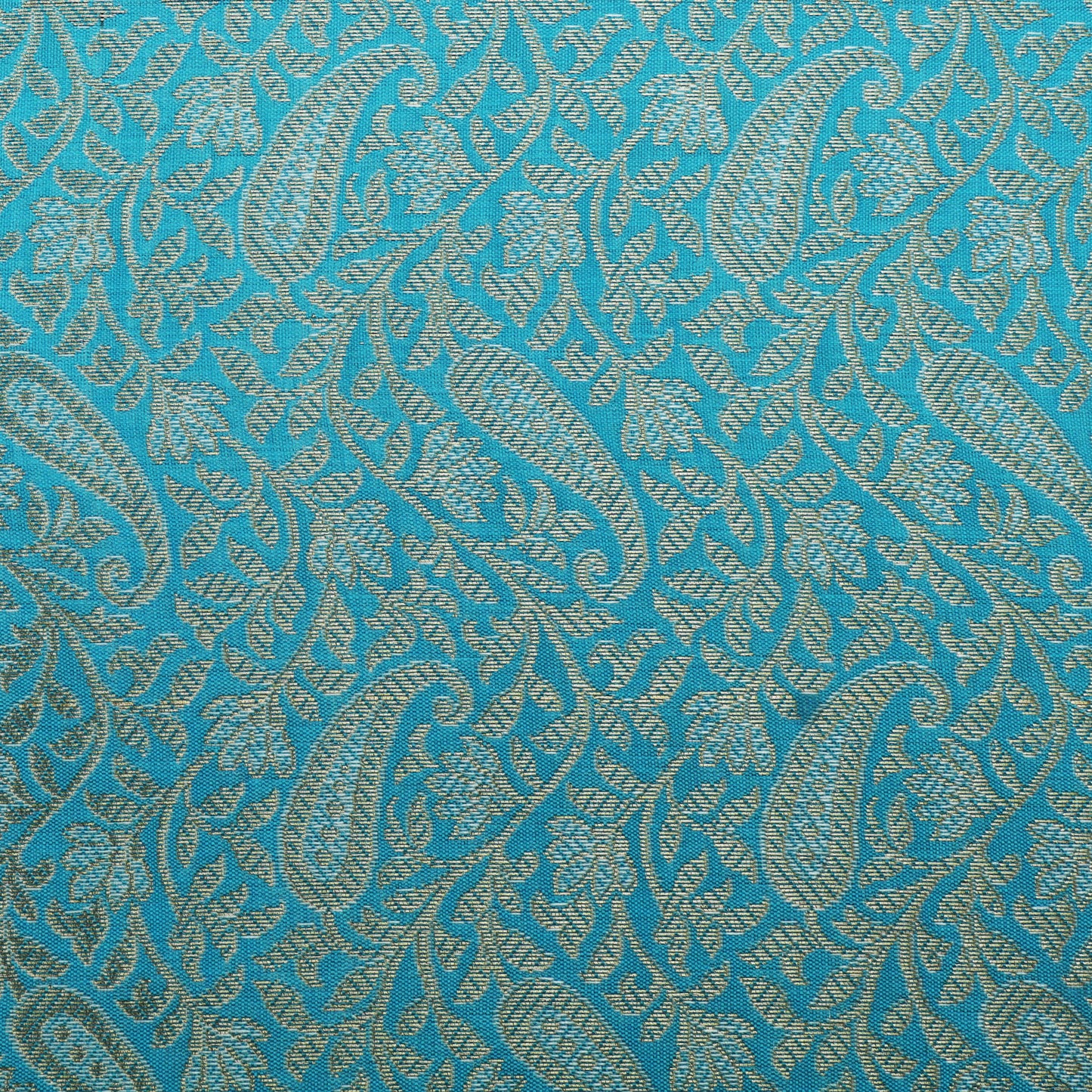 Sky Blue Color Alfi Brocade Fabric