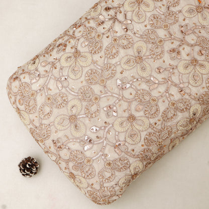 Dyeable Crepe Embroidery Fabric