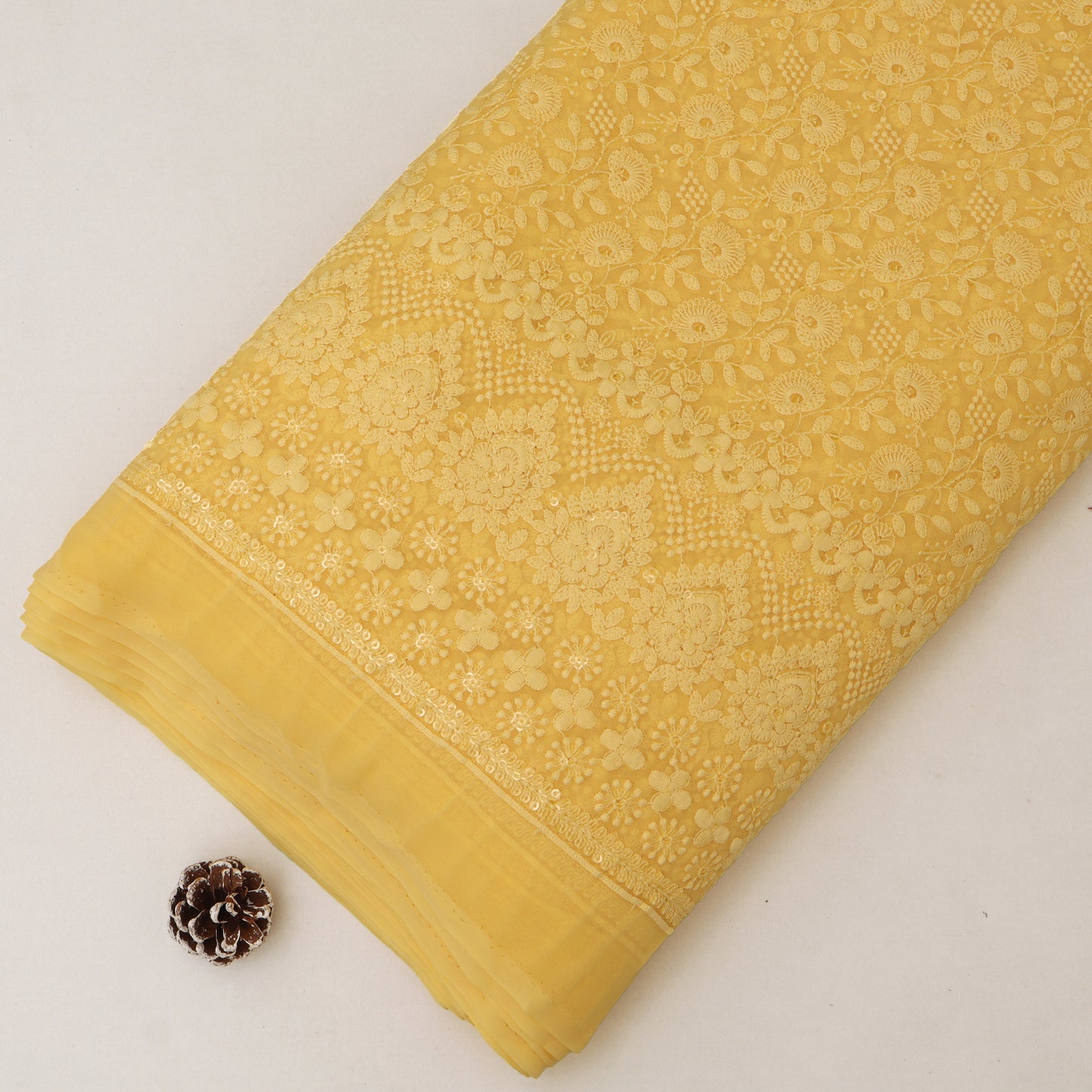 Georgette Embroidery Fabric